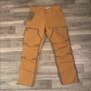 Carhartt Brown Cargo Pants Durable Utility Design